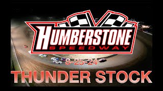 🏁 Humberstone Speedway 82524 THUNDER STOCK FEATURE RACE  15 LAPS [upl. by Nortad]