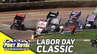 410 Sprint Highlights  2023 Labor Day Classic at Port Royal Speedway [upl. by Vinia684]