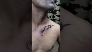 3D Collarbone Snake Tattoo design by tattooisthirak tattooshorts tattoovideo tattoo viral [upl. by Cerveny]