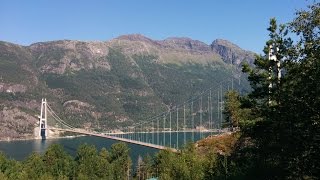 Voss  Hardangerbrua  Eidfjord  Måbødalen  Vøringfossen  Hardangervidden Summer 2015 [upl. by Kirat638]