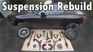 How to Rebuild the Entire Front Suspension in your Car or Truck [upl. by Maltz579]