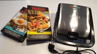 GAUFFRIER TEFAL SNACK COLLECTION  RECETTE [upl. by Kier]