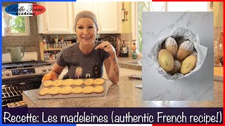 AUTHENTIC FRENCH MADELEINE RECIPE [upl. by Yecal]