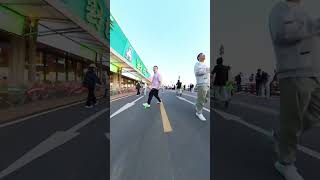 Drift board for street travel fitness travel beginner tutorial drift board sports running 26 [upl. by Unity]