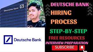 Deutsche Bank Interview Process  How to crack Virtual Interviews  All 5 rounds with Questions [upl. by Ann-Marie771]