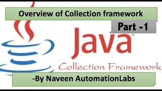 Overview of Collection framework  Java Collections Part 1 [upl. by Eudoca6]