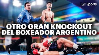 TREMENDA PIÑA QUE ENTRÓ COMO PUÑALADA 🥊 GRAN KNOCKOUT DE UNA DE LAS PROMESAS DEL BOXEO ARGENTINO 🔥 [upl. by Ekralc689]