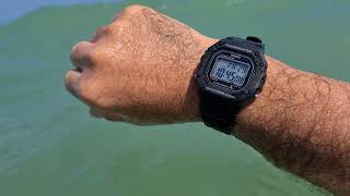 Casio W218H test in mare [upl. by Auof]