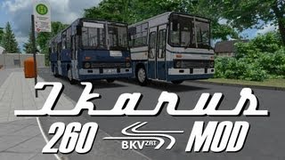 OMSI  Ikarus 260 BKV Mod V20 [upl. by Ellerahs]