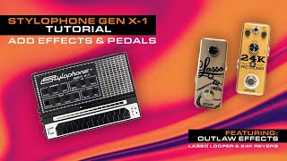 Stylophone Gen X1 Tutorial Add Effects amp Pedals [upl. by Cenac555]