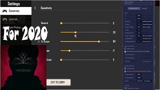 Emulator New Setting Vincenzo amp Sensitivity Free Fire 2020 [upl. by Varin]