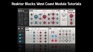 Native Instruments West Coast Block Teaser  Reaktor 6 [upl. by Ineslta]