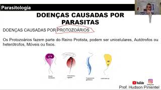 AULA 01  PARASITOLOGIA BÁSICA  INTRODUÇÃO  PROFESSOR HUDSON PIMENTEL [upl. by Pilif]