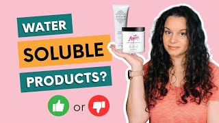 Do You Need Water Soluble Curly Hair Products [upl. by Serle]