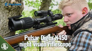 Pulsar Digex N450 digital night vision scope  review [upl. by Welcy623]