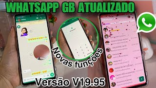 SAIU🔥WHATSAPP GB ATUALIZADO 2024 mostrei todas funções incríveis [upl. by Traver449]