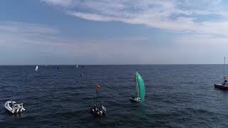 49er Sailing Race 8  Finish  Red fleet  2018 European Championship  Day 3 [upl. by Nilad707]