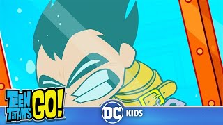 Teen Titans Go En Español  El truco imposible de escapismo de Robin [upl. by Norym364]