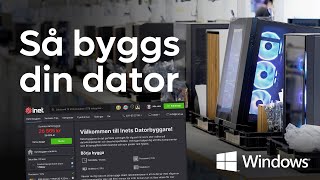 Så här byggs din dator – Inet System och Datorbyggaren [upl. by Eniarrol677]