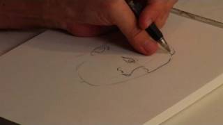 Drawing Popular Cartoon Characters  How to Draw Martin Luther King Jr [upl. by Nyrrad]