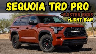 Sequoia TRD Pro Review with Easter Eggs [upl. by Adallard597]