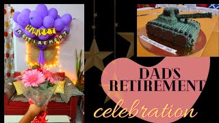 dads retirement celebration  wall decoration ideas  army retirement party  retirementplanning [upl. by Asnerek864]