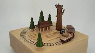 Taiwan Alishan City Wooden Music Box [upl. by Shelly]