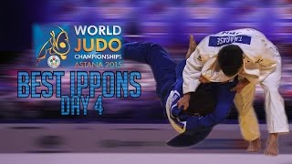 Best Ippons of Day 4  World Championships Astana 2015  JudoHeroes [upl. by Adnilec106]