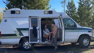 Vanlife Camping in the Colorado Rocky Mountains  Summer Skiing and Kayaking [upl. by Nosmirc61]