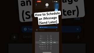 How to Schedule an iMessage Send Later with iOS 18 [upl. by Lehsar]