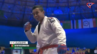 Safari Hussain Bakhsh AFG vs Chuang ChuanSheng TPE JuJitsu Fighting System Asian Championships [upl. by Elylrac]