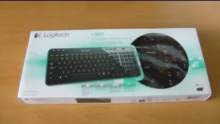 Unboxing amp First Look Logitech Wireless Keyboard K360 [upl. by Haleemaj449]