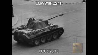 THE FRENCH CAMPAIGN 1944 REEL 2 SHOWS THE FIGHTING IN NORMANDY AND THE CAPTURE OF CH  LMWWIIHD271 [upl. by Aziram]