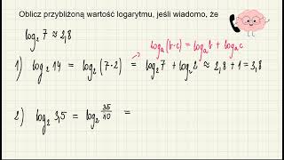 Oblicz przybliżoną wartość logarytmu [upl. by Bethesde294]