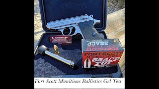 Fort Scott Munitions 32ACP Ballistics Gel Test [upl. by Hall829]