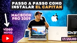 Passo a passo Como o Formatar o Macbook com o Sistema MacOs El Capitan Utilizando Pendrive Bootavel [upl. by Agathe]