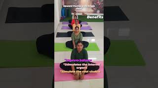 freshmindyoga 🧘‍♀️ Urdhva upavistha konasana Upward Facing wide Angle pose Learn how to practice [upl. by Alleuqram]