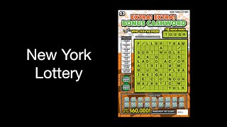 Extra Extra Bonus Cashword  New York Lottery 3 July 2024 [upl. by Seavir]