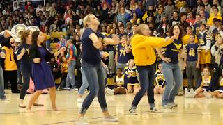 Uptown Funk Whitmer Teacher Flash Mob  Homecoming 2017 [upl. by Navak73]