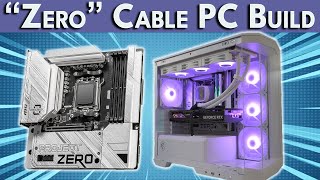 🛑 MSI Project Zero PC Build Guide  Ryzen 7800X3D 🛑 No Cable PC Builds [upl. by Aisela]