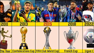 List Of Neymar JR Career All Trophies amp Awards 2024 [upl. by Aaberg]