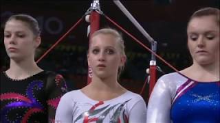 2010 Commonwealth Games Womens Uneven Bars Final [upl. by Arihsan]