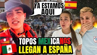 RESCATISTAS MEXICANOS LLEGAN A ESPAÑA Y LA GENTE SE EMOCIONA 😭🇲🇽 LOS TOPOS gracias México [upl. by Neeka]