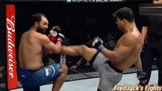 Paulo Costa vs Johny Hendricks Highlights Costa DOMINATES Hendricks ufc mma paulocosta punch [upl. by Schwitzer342]