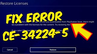 How To Fix PS4 Error CE342245 Cannot Start The Application  2024 [upl. by Va]