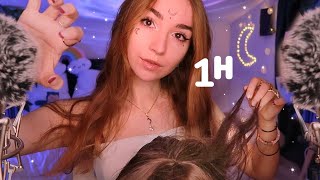 ASMR 1H de massage crânien 💓 grattage de tête 💆 [upl. by Reuben]