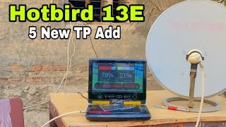 Hotbird 13E Latest Update 532024  5 new tps add [upl. by Wahs417]