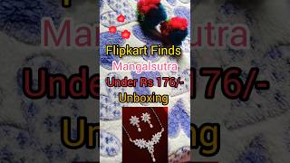 Flipkart Finds Mangalsutra😍Small gift for my Mother♥️🎁 unboxingvideo flipkartfinds jewelleryset [upl. by Eneres842]