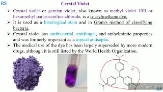 208 Crystal Violet Dye Synthesis Mechanism amp Applications [upl. by Sinnoda937]