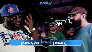 Marv Won vs Lunar C  GTX Rap Battle  Detroit vs UK  Hosted by Lush One  presented by OTR Records [upl. by Pejsach]